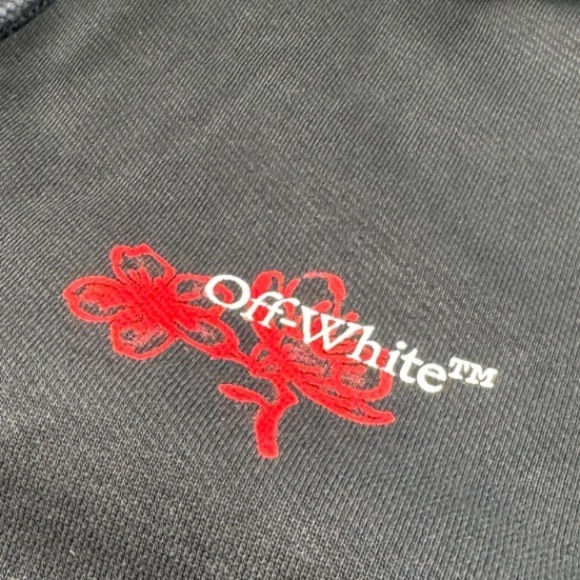 Off-White Cropped Hoodie - Picture 5 of 10